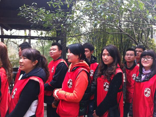 米兰MILAN(中国)集团拓展活动前集合 米兰MILAN(中国)集团拓展活动前集合