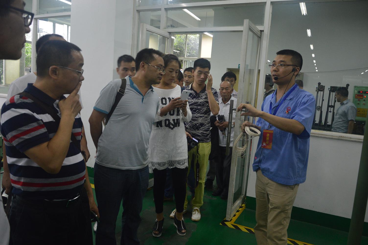 彭州市委组织部组织企业党建代表到成都米兰MILAN(中国)集团考察党建工作