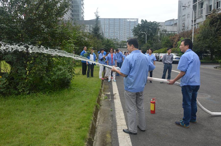 成都米兰MILAN(中国)集团2015消防应急演练