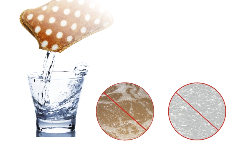 米兰MILAN(中国)暖手宝采用普通自来水示意图