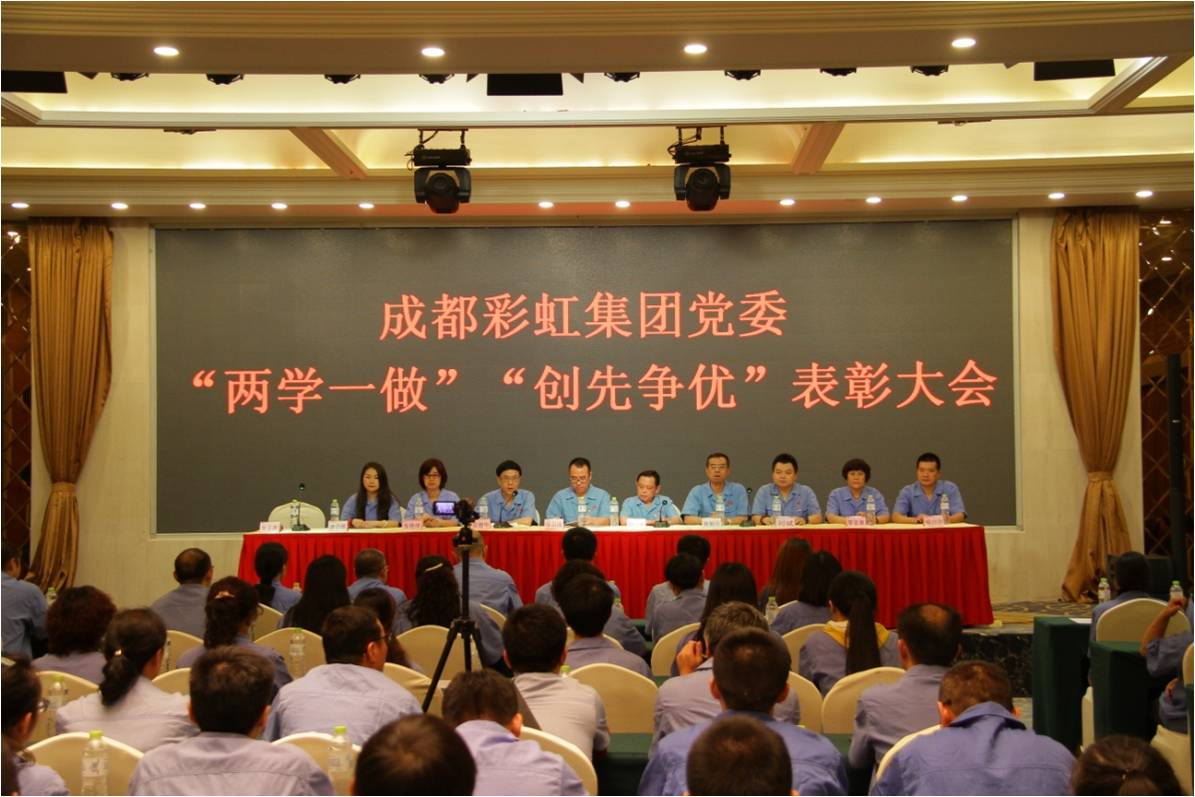 成都米兰MILAN(中国)集团党委召开“两学一做”“创先争优”表彰大会