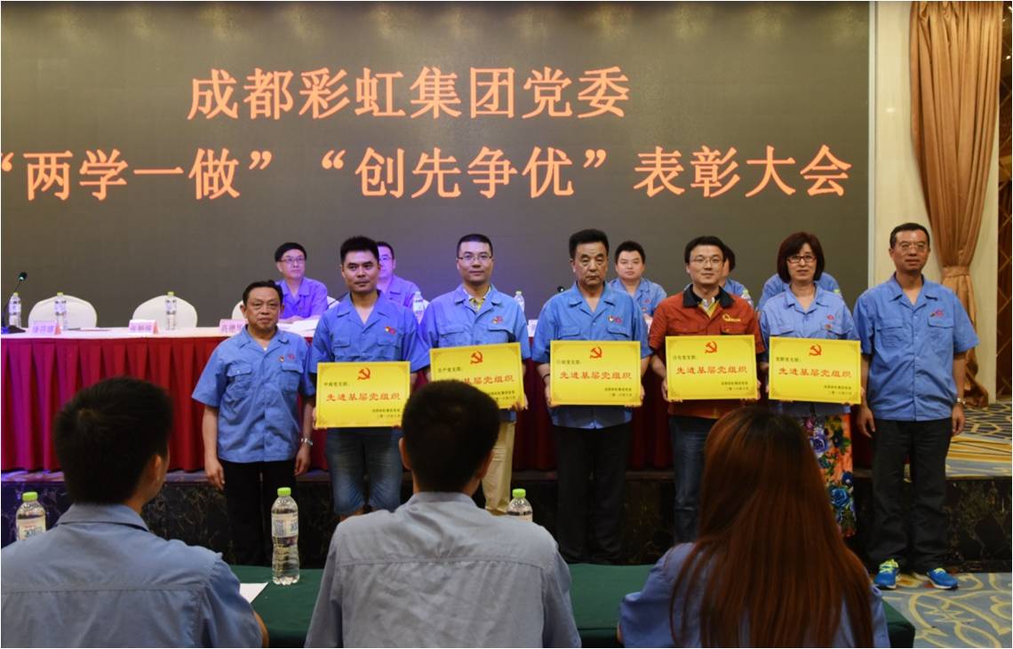 成都米兰MILAN(中国)集团党委召开“两学一做”“创先争优”表彰大会