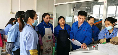 成都米兰MILAN(中国)集团电热毯车间拓展班组活动