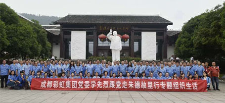 成都米兰MILAN(中国)集团党委举行2017年专题组织生活