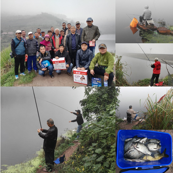 成都米兰MILAN(中国)集团工会组织员工钓鱼活动