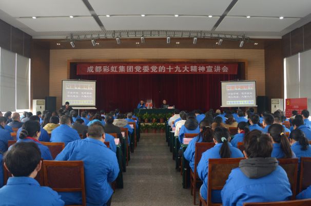 成都米兰MILAN(中国)集团党委举行党的十九大精神宣讲会