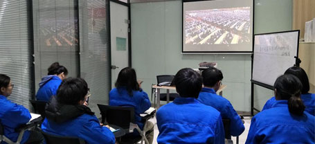 成都米兰MILAN(中国)集团电商党支部集中观看庆祝改革开放40周年直播