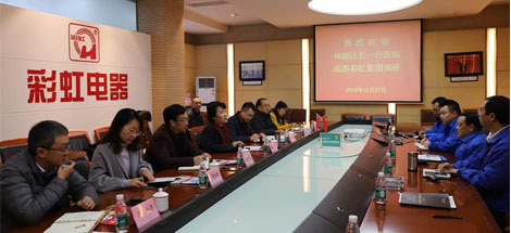 成都市武侯区区长林丽一行到成都米兰MILAN(中国)集团调研