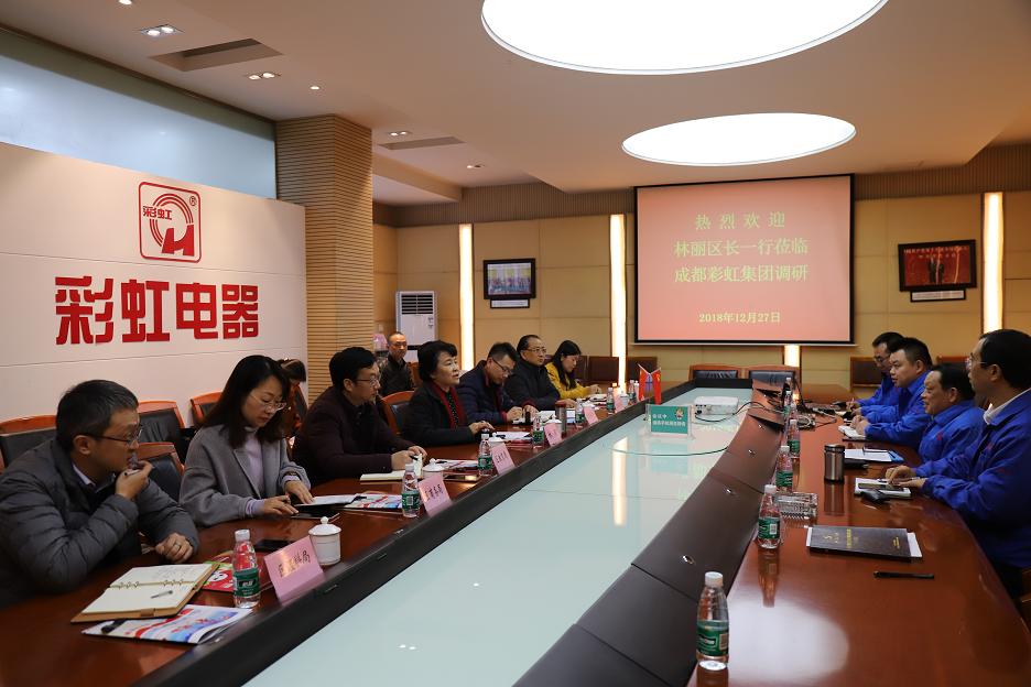 成都市武侯区区长林丽一行到成都米兰MILAN(中国)集团调研