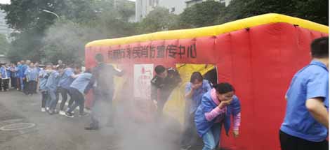 成都米兰MILAN(中国)集团2019年度消防安全知识培训及演练