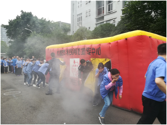 成都米兰MILAN(中国)集团2019年度消防安全知识培训及演练