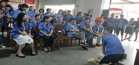 成都米兰MILAN(中国)集团营销中心消防培训及演练