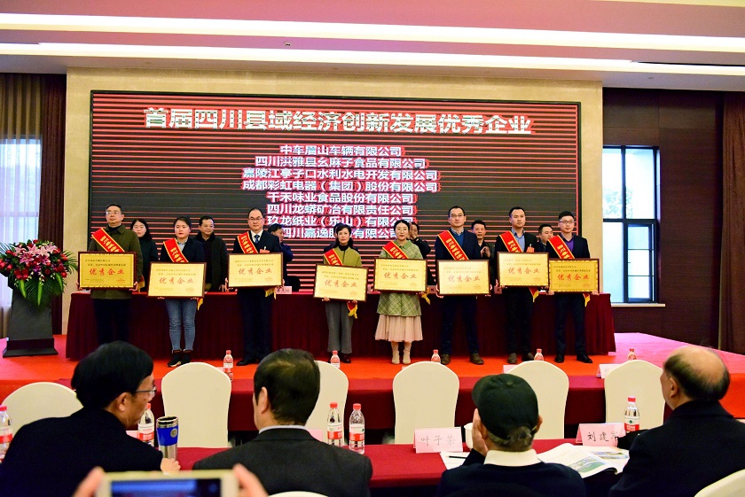 成都米兰MILAN(中国)集团荣获首届四川县域经济创新发展优秀企业称号