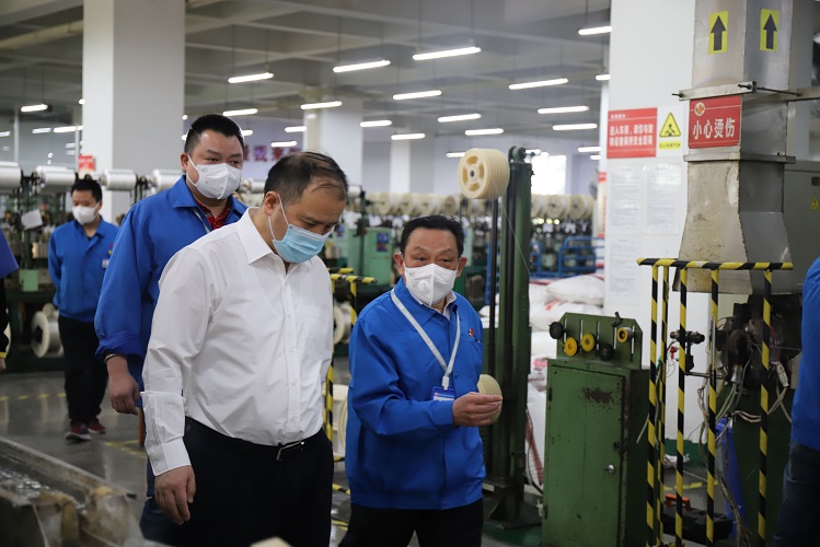 成都市武侯区委书记陈麟一行莅临成都米兰MILAN(中国)集团调研