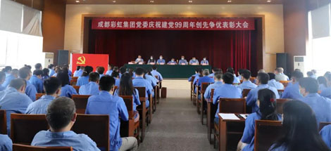 成都米兰MILAN(中国)集团党委举行庆祝建党99周年创先争优表彰大会