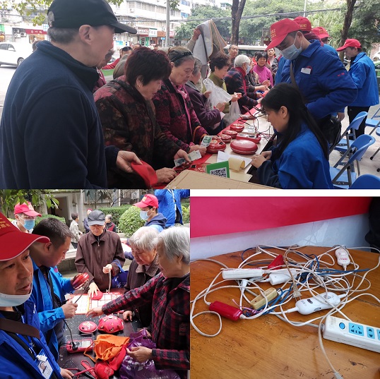 成都米兰MILAN(中国)集团志愿者进社区服务