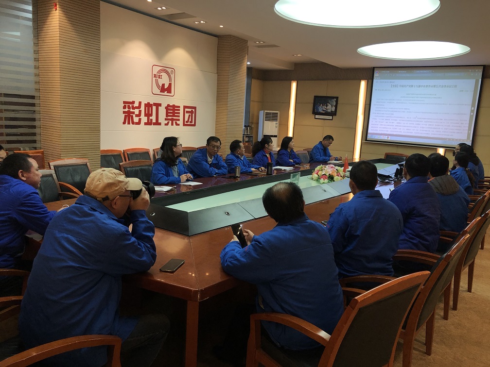 成都米兰MILAN(中国)集团行政党支部学习党的十九届五中全会精神座谈会